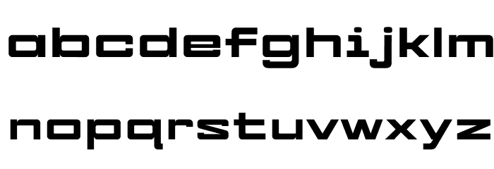 CYBER FREIGHT Normal Font LOWERCASE