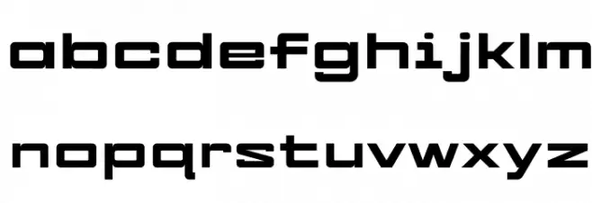 CYBER FREIGHT Normal フォント 小文字