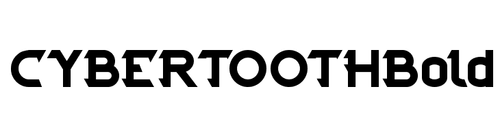 CYBERTOOTH Bold  Скачать бесплатные шрифты