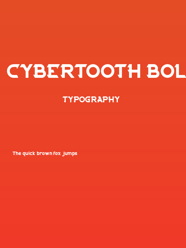 CYBERTOOTH Bold Poster