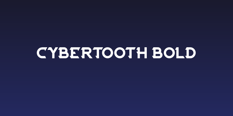 CYBERTOOTH Bold Social Header