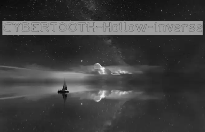 CYBERTOOTH-Hollow-Inverse Font examples