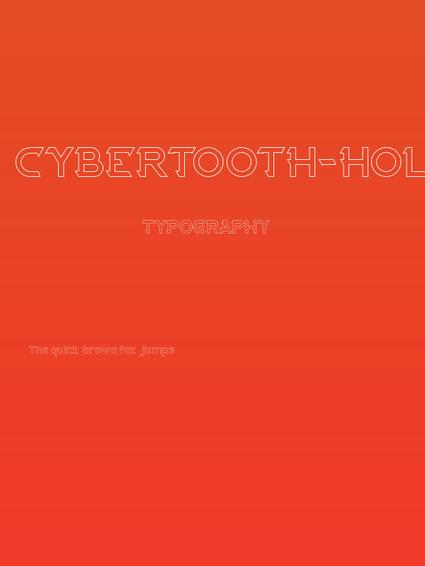 CYBERTOOTH-Hollow Poster