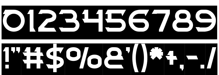 CYBERTOOTH-Inverse Font OTHER CHARS