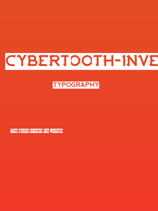 CYBERTOOTH-Inverse Poster