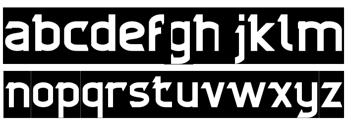 CYBERTOOTH-Inverse Font LOWERCASE