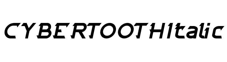 CYBERTOOTH Italic  baixar fontes gratis