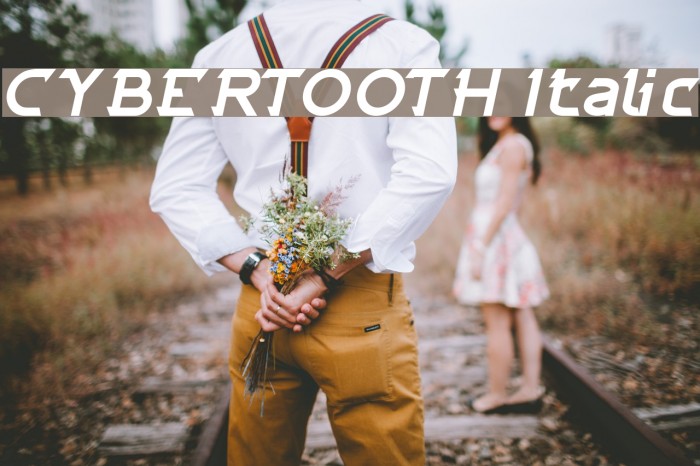 CYBERTOOTH Italic Example 2