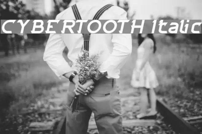CYBERTOOTH Italic Font examples