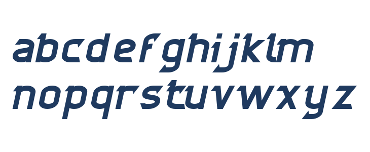 CYBERTOOTH Italic Lowercase