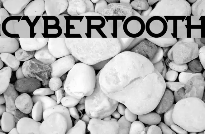 CYBERTOOTH Font examples