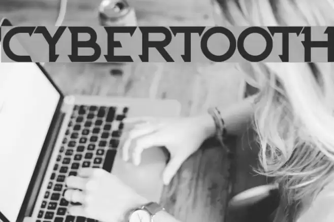 CYBERTOOTH Font examples