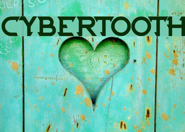 CYBERTOOTH Font examples
