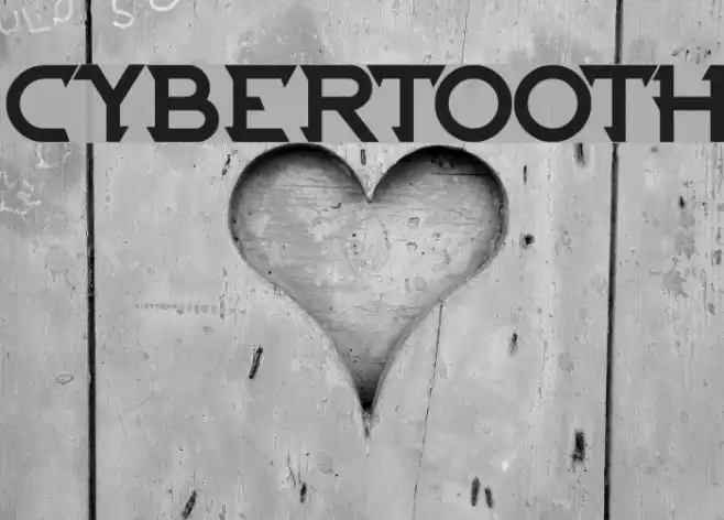 CYBERTOOTH Font examples