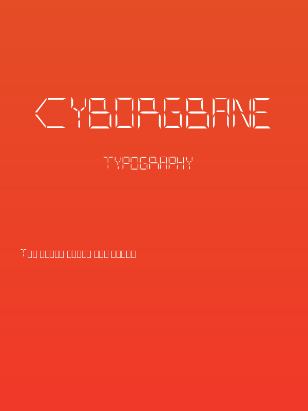 CYBORGBANE Poster