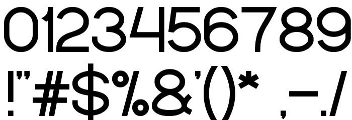 CYCLE Font OTHER CHARS