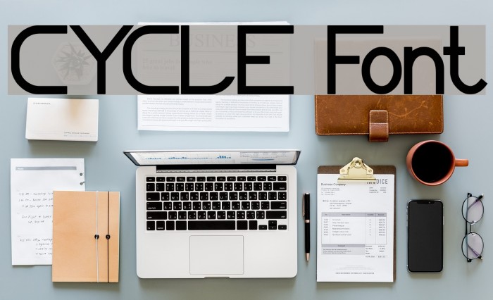 CYCLE Font examples