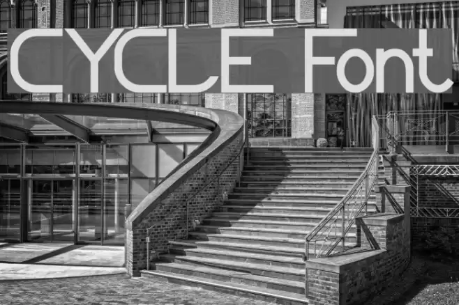CYCLE Font examples