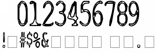 Cyanide Breathmint Шрифта ДРУГИЕ символов