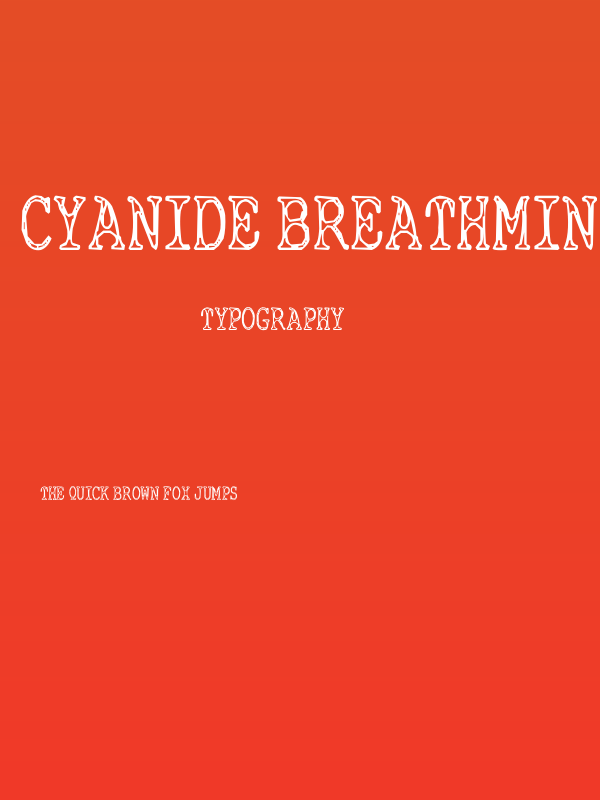 Cyanide Breathmint Poster