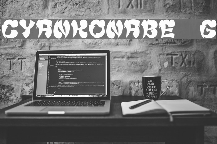 Cyankonabe__G Font examples