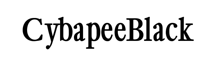 CybapeeBlack Font