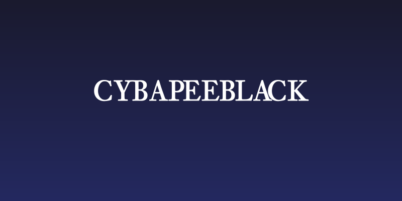 CybapeeBlack Social Header