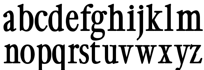 CybapeeBlack Font LOWERCASE
