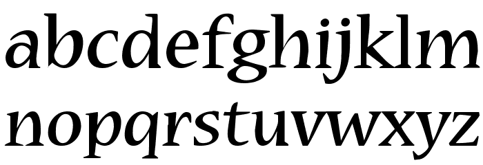 Cybatiqua Font LOWERCASE