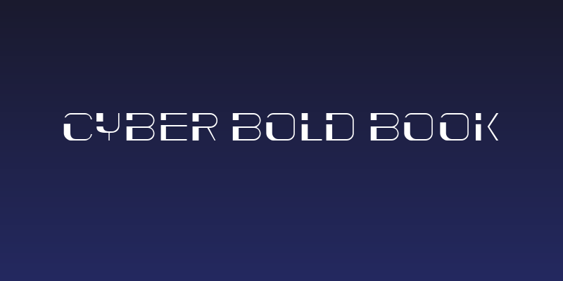 Cyber Bold Book Social Header