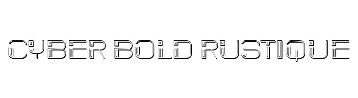 Cyber Bold Rustique  لخطوط تنزيل