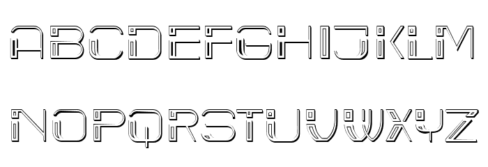 Cyber Bold Rustique Font LOWERCASE