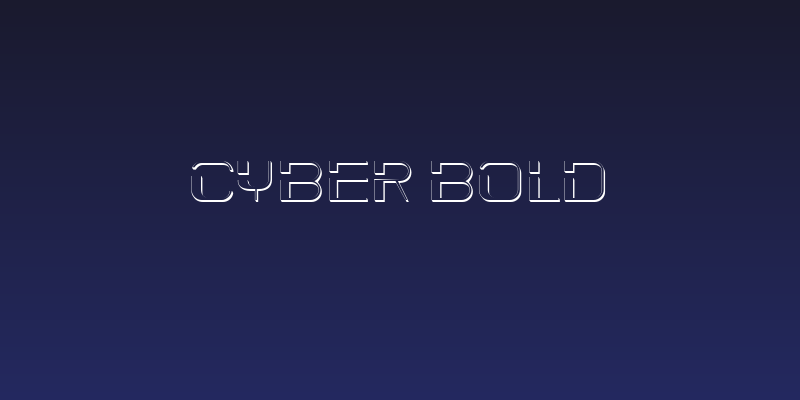 Cyber Bold Social Header