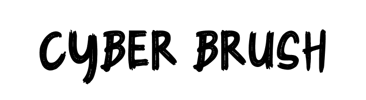 Cyber Brush  नि: शुल्क फ़ॉन्ट्स डाउनलोड