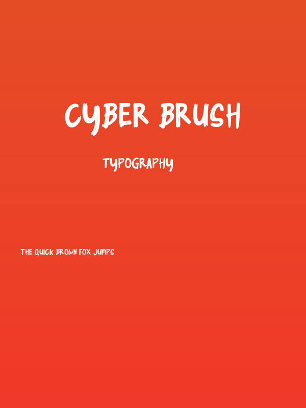 Cyber Brush Poster
