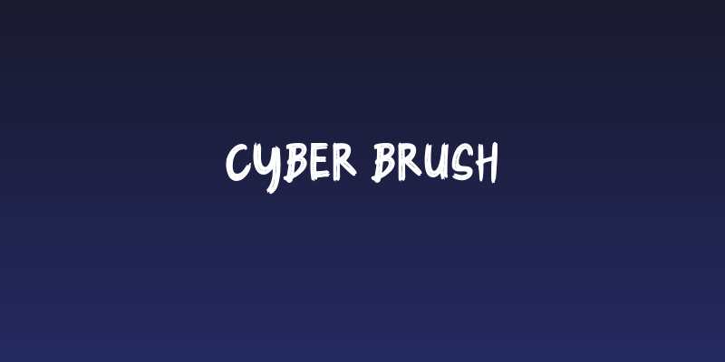 Cyber Brush Social Header