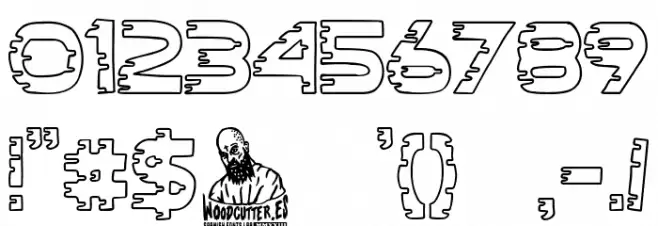 Cyber Chaos co Font OTHER CHARS