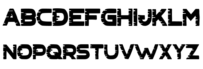 Cyber Chaos co_black Font LOWERCASE
