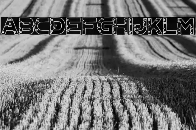 Cyber Chaos co Font examples