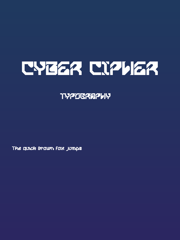 Cyber Cipher Poster