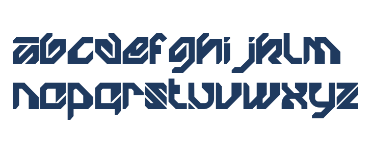 Cyber Cipher Lowercase