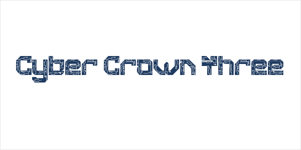 Cyber Crown Three Logo