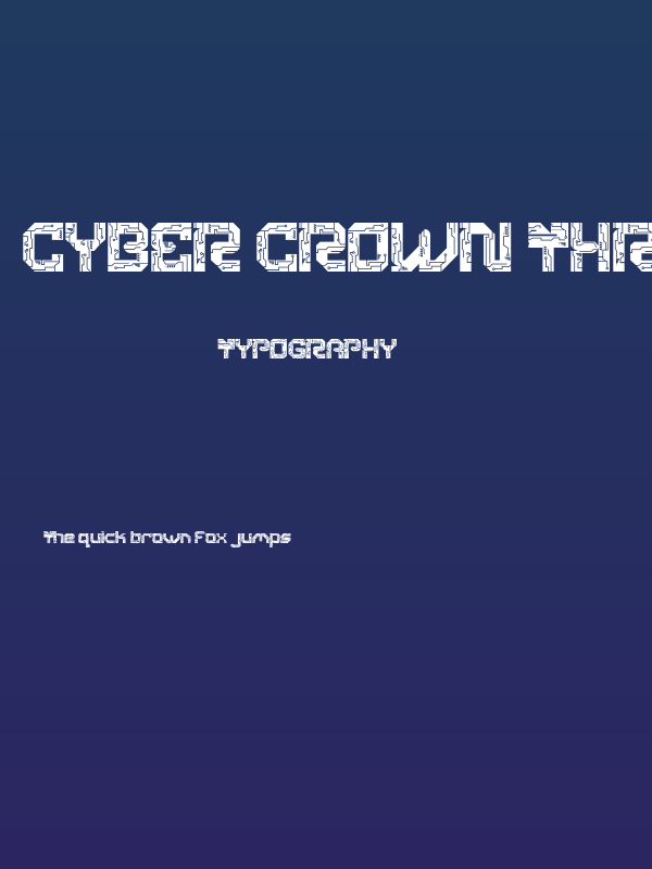 Cyber Crown Three Poster