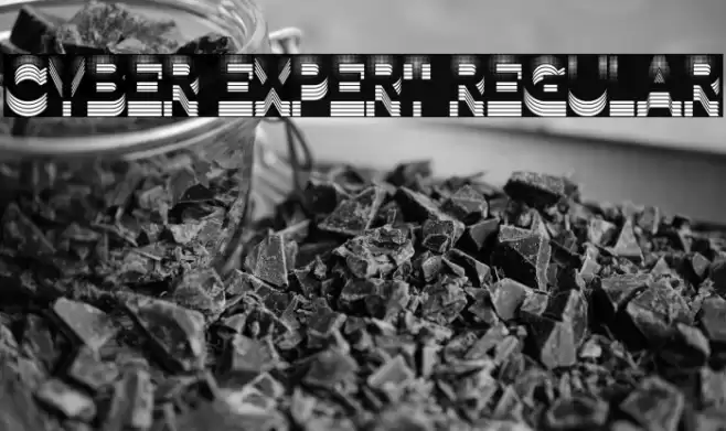 Cyber Expert Regular Font examples