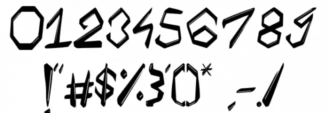 Cyber Gloom Font OTHER CHARS