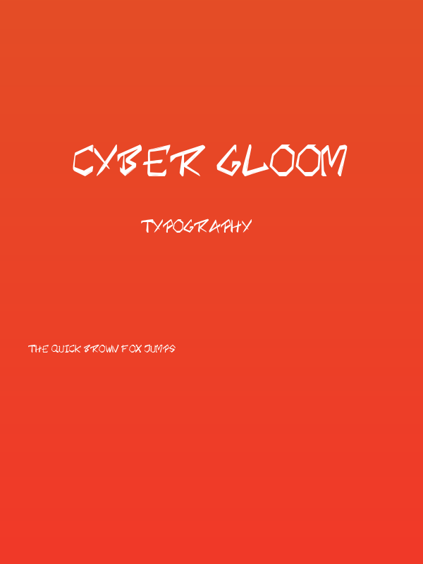 Cyber Gloom Poster