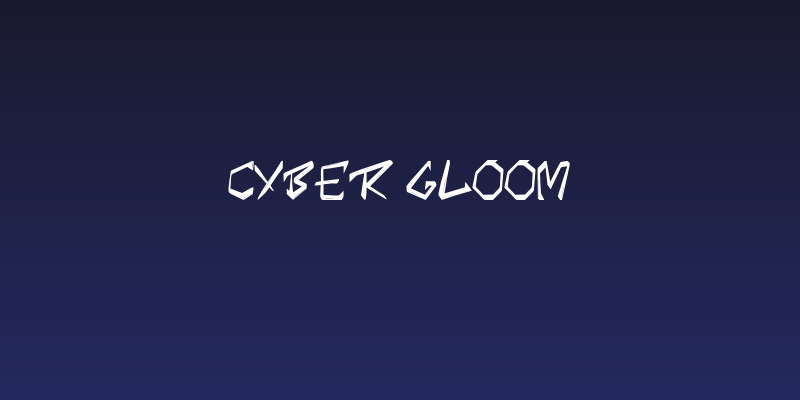 Cyber Gloom Social Header