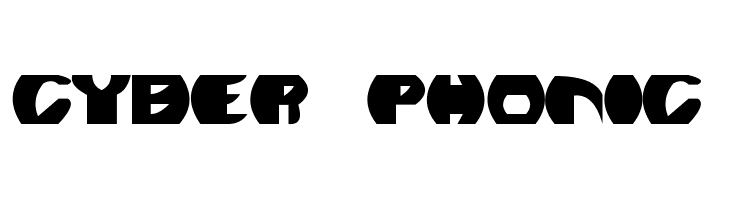 Cyber Phonic Шрифта