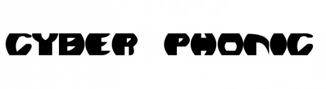 Cyber Phonic  font caratteri gratis