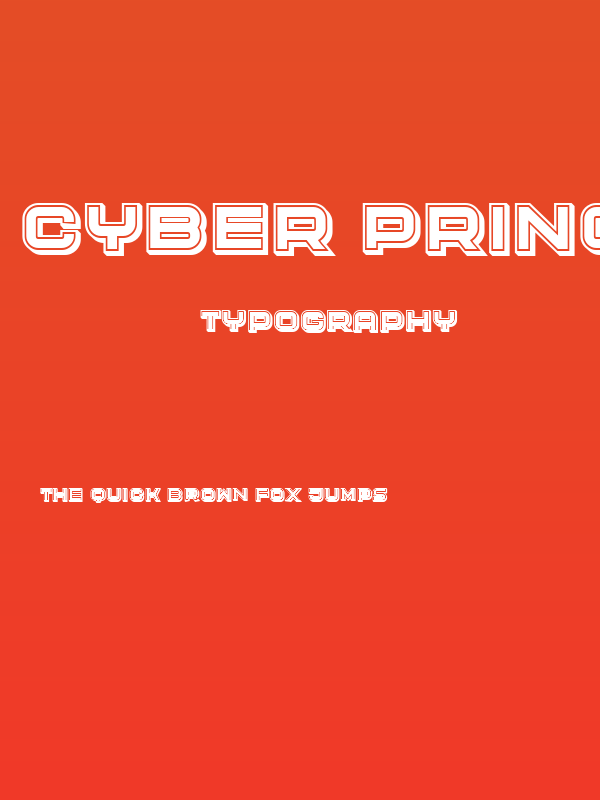 Cyber Princess 3D Filled Regular Poster